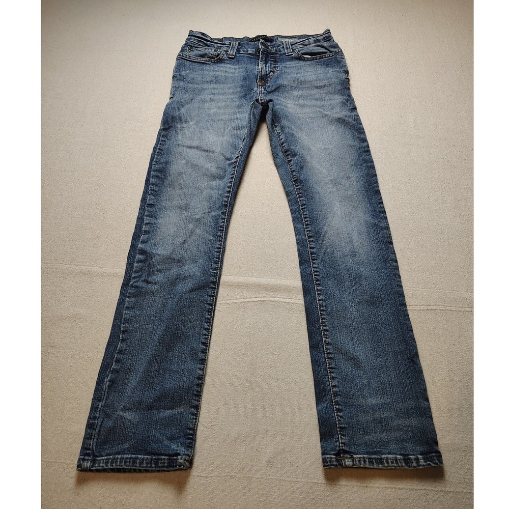 Aeropostale Slim Straight Jeans Mens 28x30 Medium Wash Blue Denim Pants